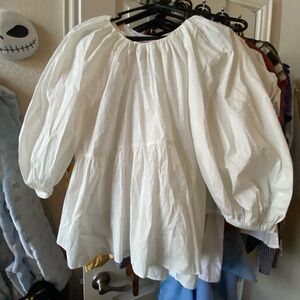 Pomander white bow top